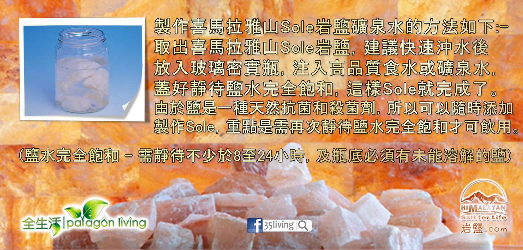 喜馬拉雅山「Sole」岩鹽 (大) 10 FB201604151