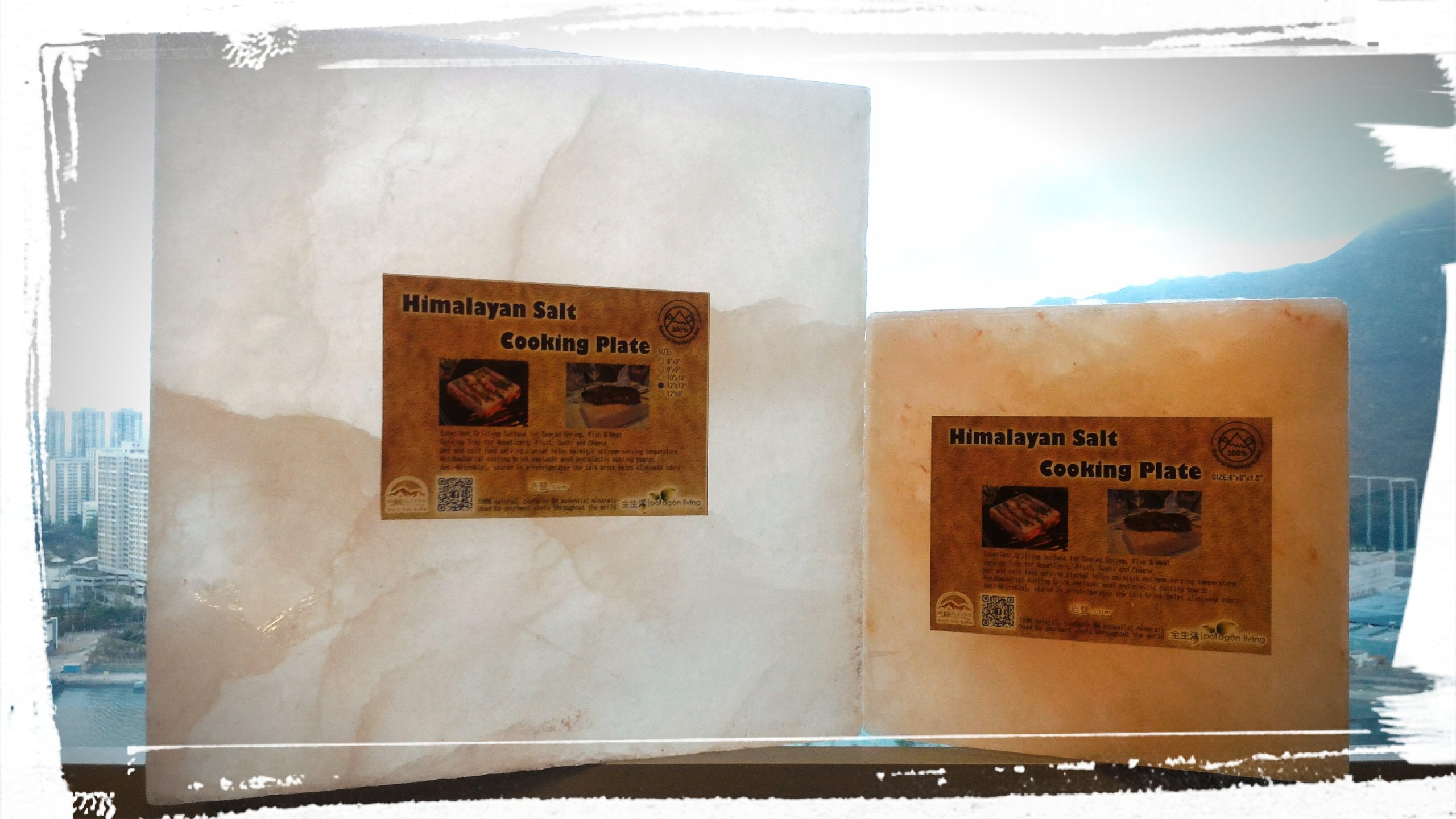 喜馬拉雅山天然岩鹽板 (8"x8"x1.5") 1 岩鹽板