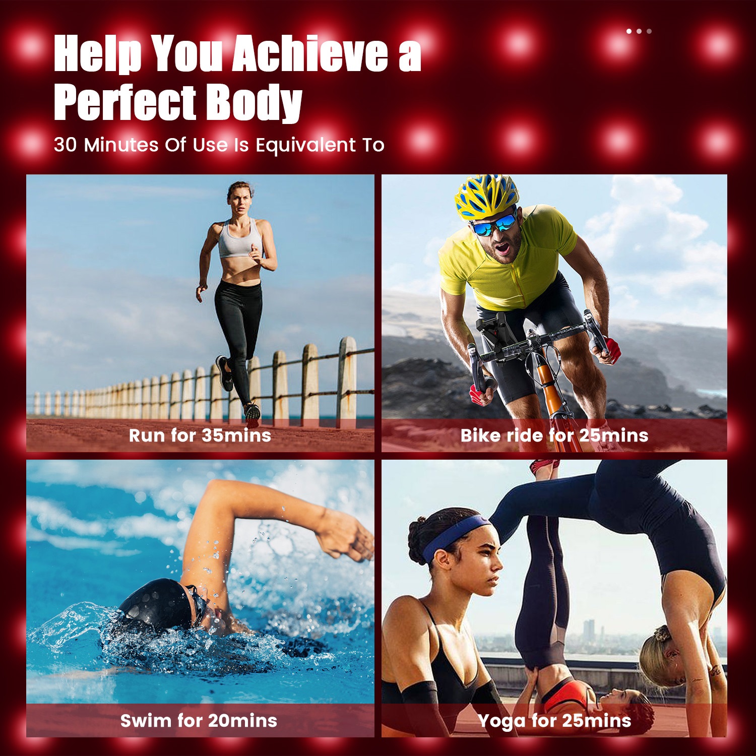 戶外活動後使用光療護理的好處 2 Achieve a Perfect Body